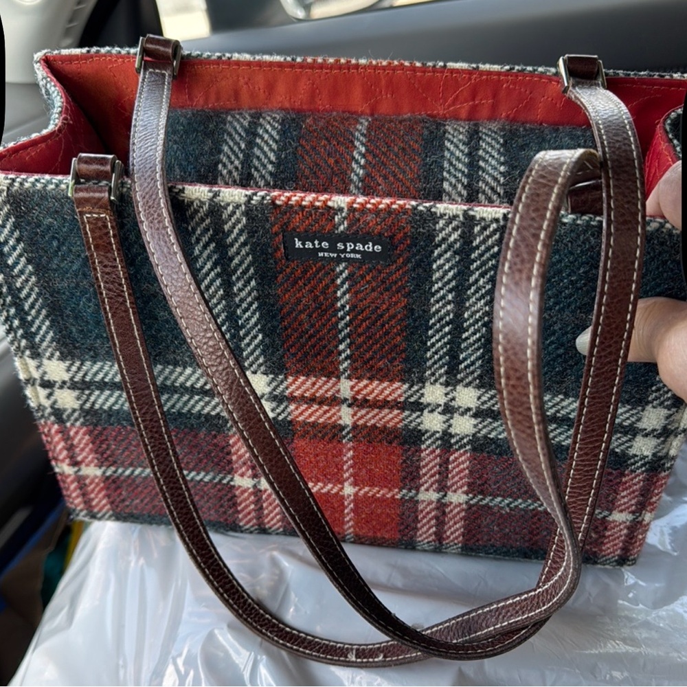 Kate Spade Multicolor Tartan Plaid Bag